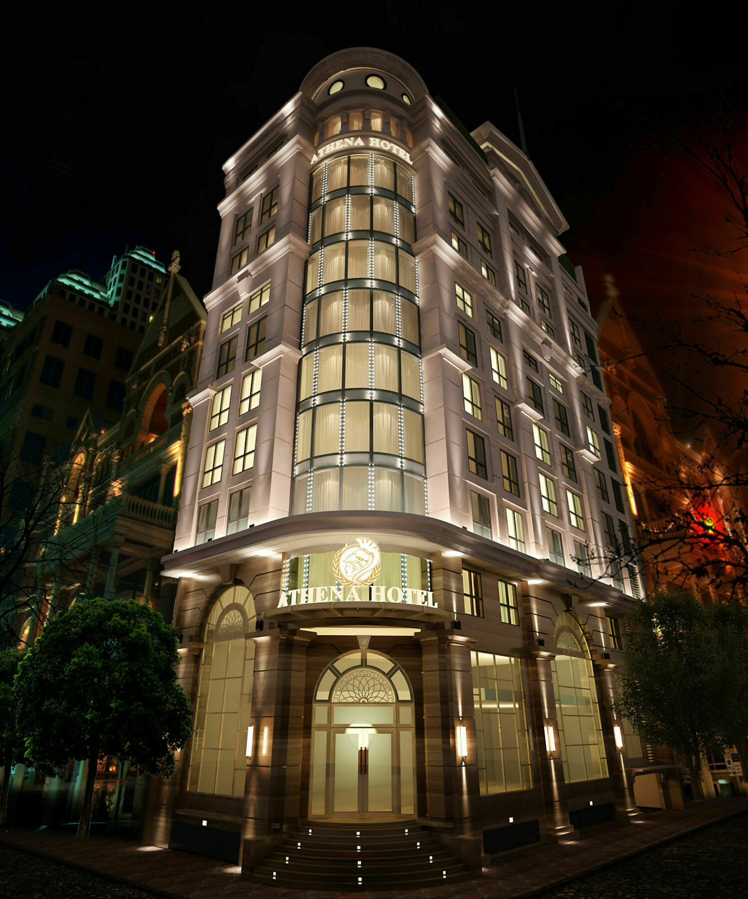 Athena Hotel Ho-Chi-Minh-Stadt Exterior foto